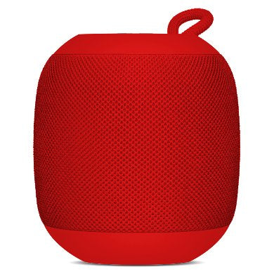 BOCINA BLUETOOTH - INALAMBRICA, RECARGABLE, STEREO C/RADIO FM, LECTOR USB, MICRO USB, 3.5 MM, REDONDA, PORTATIL, ANTIDESLIZANTE, ROJO, BROBOTIX 263816 BOCINA BLUETOOTH - INALAMBRICA, RECARGABLE, STEREO C/RADIO FM, LECTOR USB, MICRO USB, 3.5 MM, REDONDA, PORTATIL, ANTIDESLIZANTE, ROJO, BROBOTIX 263816
